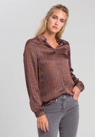 Hemdbluse mit Tupfendruck