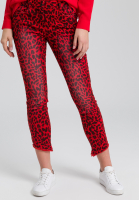 Jeans mit Leopardendruck