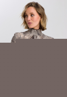 Langarmshirt mit Schlangenprint