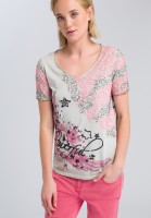 T-Shirt mit Pailletten