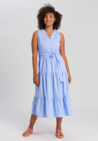 Maxikleid mit Bindegürtel