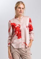 Longbluse mit Blumenmuster