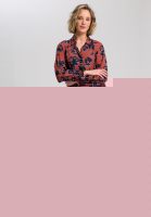 Hemdblusenkleid mit Blumenprint
