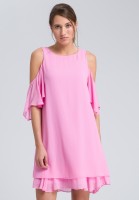 Kleid mit Cut-out-Schulter