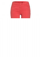 Skinny Jeans mit Fransensaum