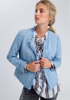 Jacke in Bouclé-Optik