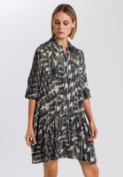 Kleid mit abstraktem Camouflageprint