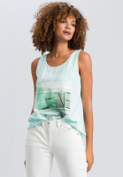 Top mit Neonfrontprint