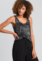 Top aus Paillettenjersey