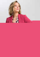 Zweiknopfblazer aus technischem Jersey