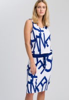 Jerseykleid mit Schriftdruck