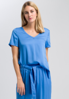 Blusenshirt aus fließendem Satin