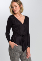 Shirt in Wickeloptik