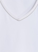 T-Shirt mit Seidenkante