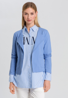 Jerseyjacke mit offen fallendem Kragen