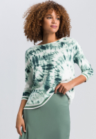 Pullover im Batikprint