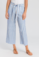 Leinenhose im Streifenlook