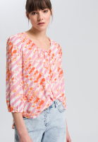 Bluse im Batikprint