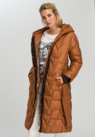 Outdoormantel mit dekorativem Stepp