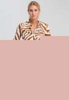 Hemdblusenkleid mit Tiger-Allovermuster