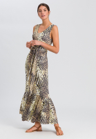 Jerseykleid mit Tropical-Print