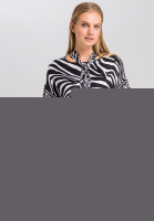 Shirtbluse mit Zebra-Print