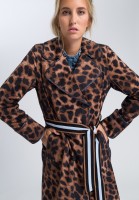 Mantel im Leo-Look