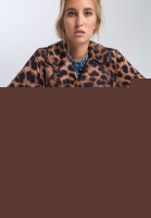Mantel im Leo-Look