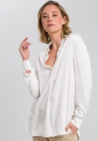 Bluse mit Stehkragen
