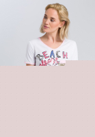 Printshirt mit Glitzerdetails