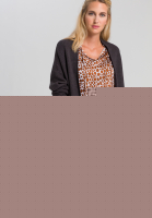 Strickmantel mit Wabenmuster