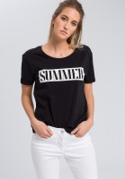 Printshirt mit auffälligem Frontprint