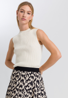 Stricktop aus Lurexrippe