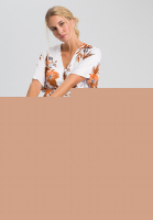 Kleid mit Blumen-Alloverprint