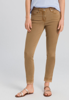 Jeans mit Waschspuren am Saum