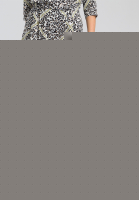 Shorts mit Leopardendruck samt Kette
