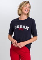 T-Shirt mit Strassschrift