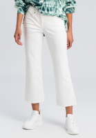 White Denim mit verkürztem Bein