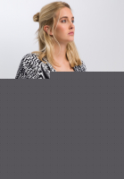Schluppenbluse mit Ethno-Print