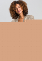 Jacke aus Paillettenjersey