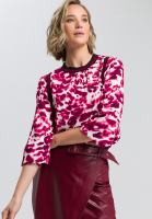 Bluse im Batikprint