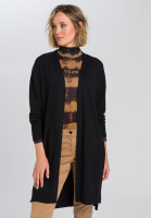 Strickmantel mit verschlussloser Front