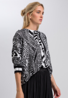 Boxypullover im Ethno-Print
