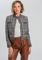 Blazerjacke im Karopatchwork
