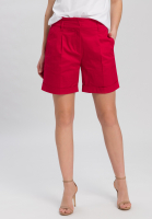 Bermudas aus sportivem Baumwollsatin