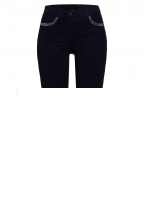 Slim Pants mit Kristallniete