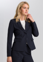Zweiknopf-Blazer mit Leomuster innen