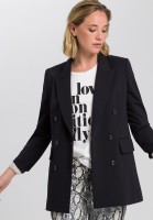 Longblazer mit doppelreihiger Knöpfung