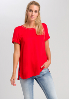 Blusenshirt mit Metallketten-Stickerei
