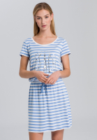 Jerseykleid mit Streifenprint